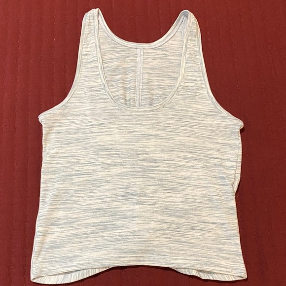 Athleta Tank Top Blue and White Striped Small - Picture 2 of 5